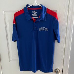 Chicago Cubs Blue Polo Shirt - Genuine MLB - Men's Small